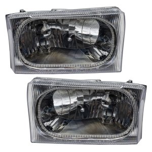 Ford F250 Headlight Assemblies - ORACLE Lighting - ColorSHIFT w/o Controller - `99-`04